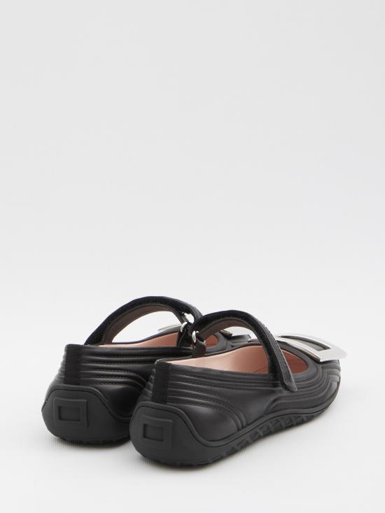 25FW 로저비비에 뮬/슬리퍼 RVW7934336091T B999 BLACK - ROGER VIVIER
