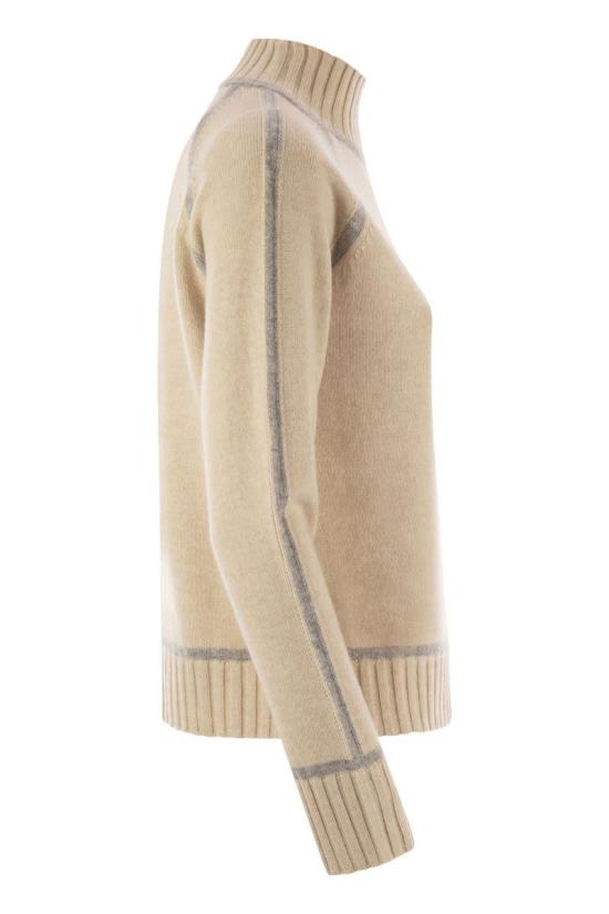 25FW 막스마라 스튜디오 터틀넥 2526366062600 002 Beige - MAX MARA STUDIO