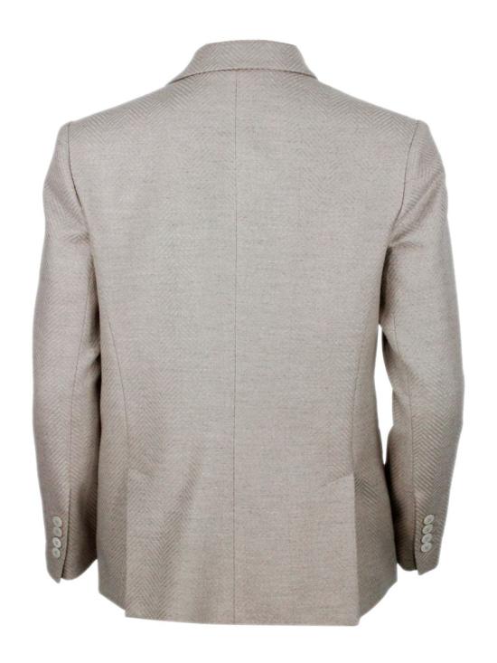 25FW 일레븐티 수트 자켓 L85GIAJ03 TES02 Beige - ELEVENTY