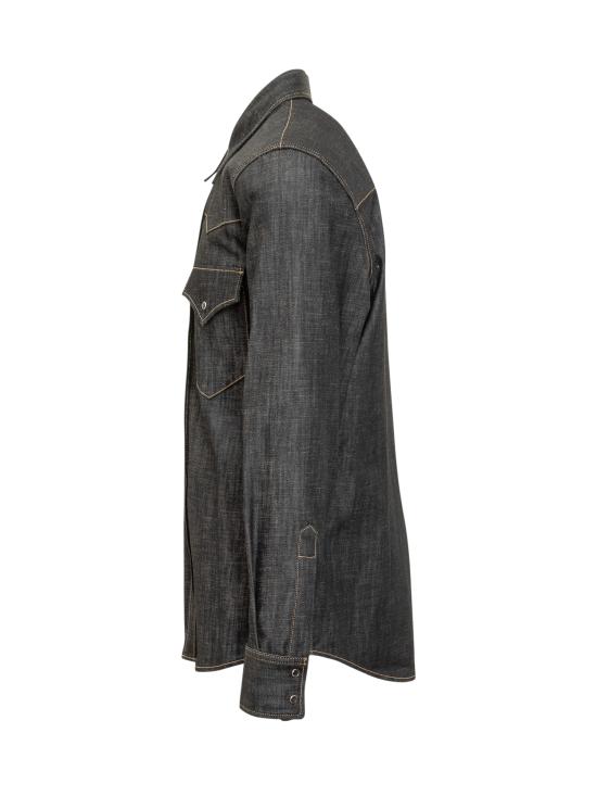 25FW 디스퀘어드2 긴팔 셔츠 S71DM0810S30357 900 BLACK - DSQUARED2