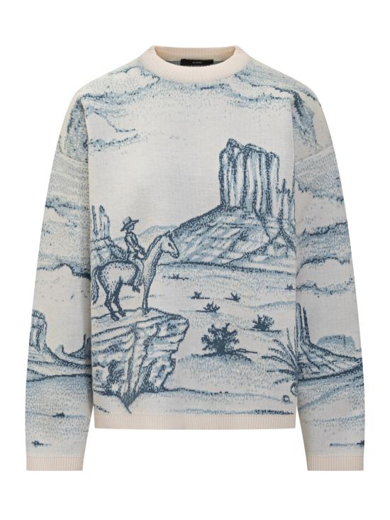 25FW 알라누이 스웨터 LWHE068E25KNI002 0F45 CHALK BLUEBELL