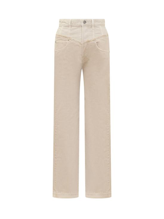  이자벨마랑 스트레이트 팬츠 23HPA0209FAA4H13I 23EC ECRU