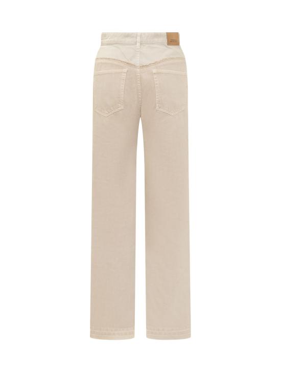  이자벨마랑 스트레이트 팬츠 23HPA0209FAA4H13I 23EC ECRU - ISABEL MARANT