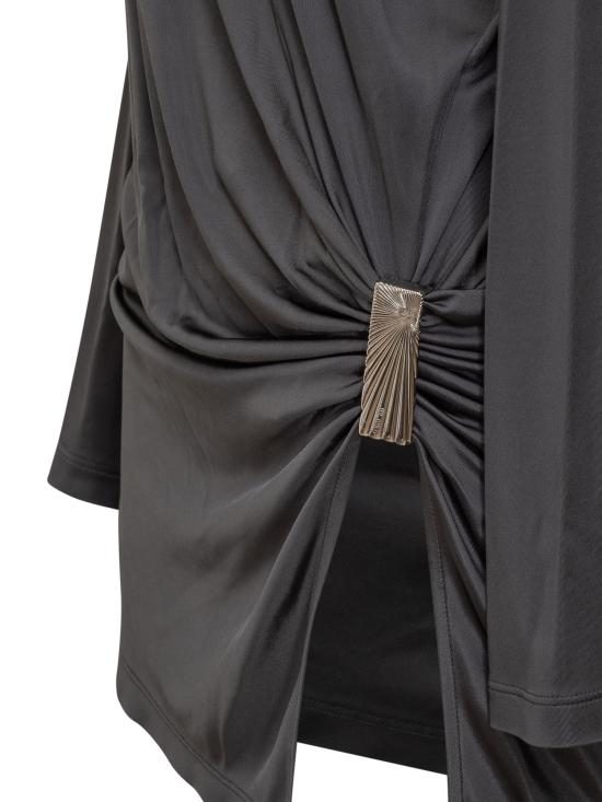 25FW 디 아티코 숏 원피스 251WCA00453VVV107AA 233 DARK GREY - THE ATTICO