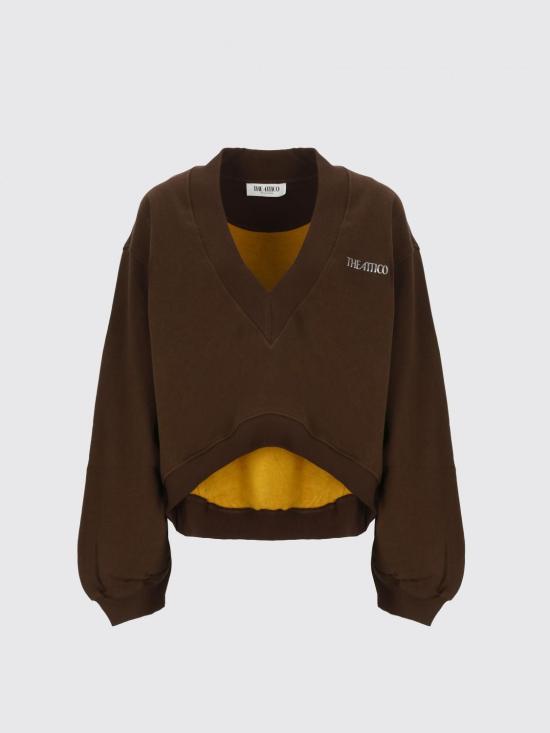 25FW 디 아티코 스웨터 251WCF00010JJF007AA 204 Brown - THE ATTICO
