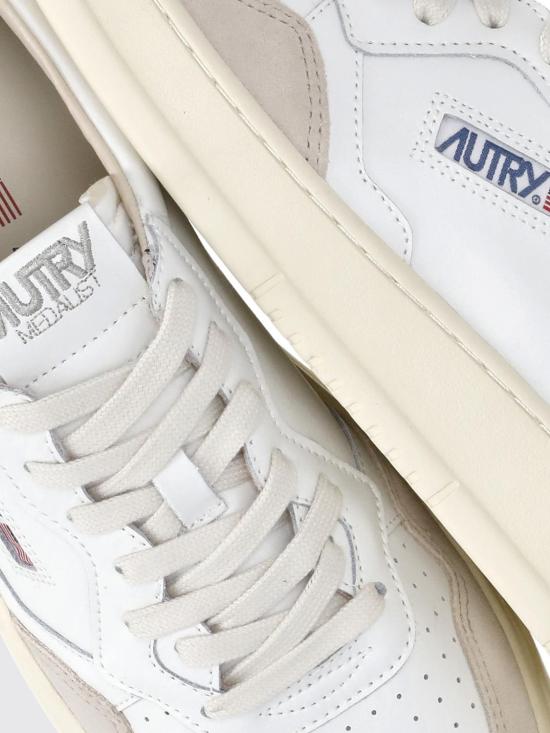 26SS 오트리 메달리스트 로우 스니커즈 AULW LS21 White - AUTRY