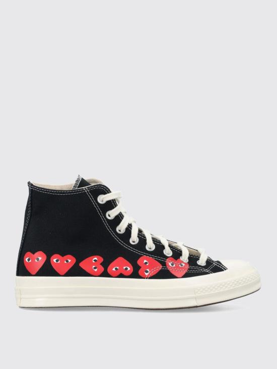 26FW 꼼데가르송 플레이 X 컨버스 스니커즈 AZK127001 1 Black