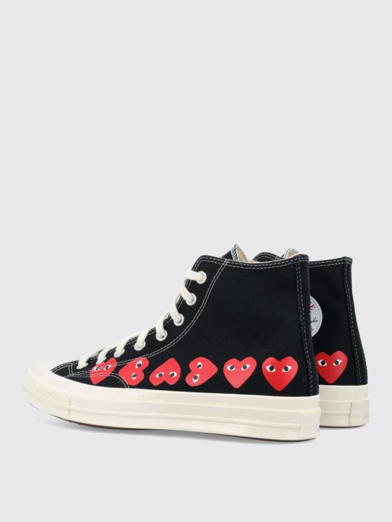 26FW 꼼데가르송 플레이 X 컨버스 스니커즈 AZK127001 1 Black - COMME DES GARCONS PLAY CONVERSE