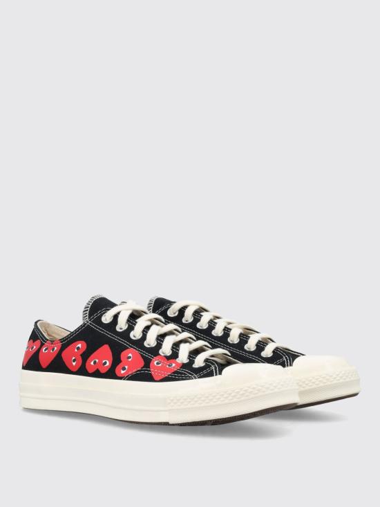 26FW 꼼데가르송 플레이 X 컨버스 스니커즈 AZK126001 1 Black - COMME DES GARCONS PLAY CONVERSE