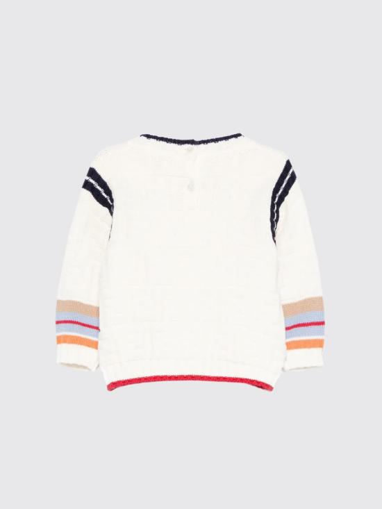 25FW [키즈] 펜디 풀오버 BMG110AUKN F0ZA0 White - FENDI