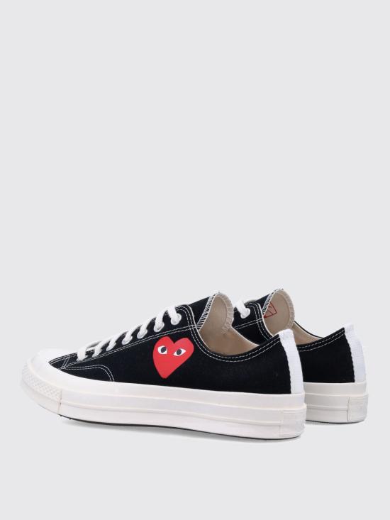 25FW 꼼데가르송 플레이 X 컨버스 척 70 로우 스니커즈 AZK128001 1 Black - COMME DES GARCONS PLAY CONVERSE