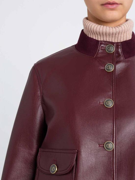 25FW 트윈셋 자켓 252TP2232 05609 Burgundy - TWINSET