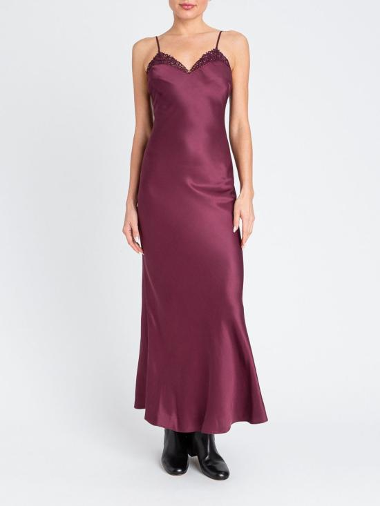 25FW 트윈셋 롱 원피스 252TP2480 05609 Burgundy