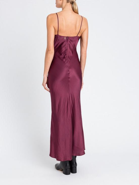 25FW 트윈셋 롱 원피스 252TP2480 05609 Burgundy - TWINSET