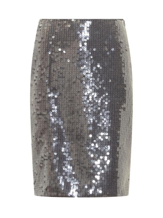 25FW 로테이트 미디 스커트 1143463059 3059 BLACKENED PEARL