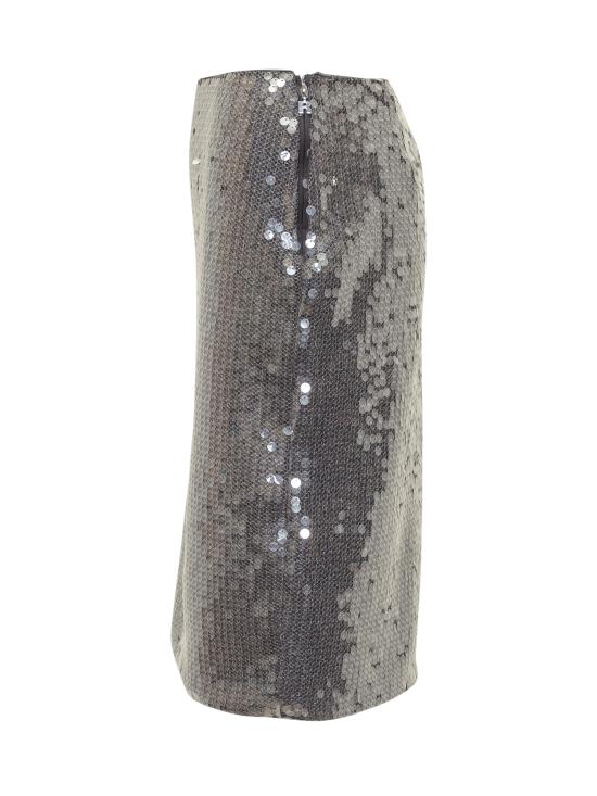 25FW 로테이트 미디 스커트 1143463059 3059 BLACKENED PEARL - ROTATE