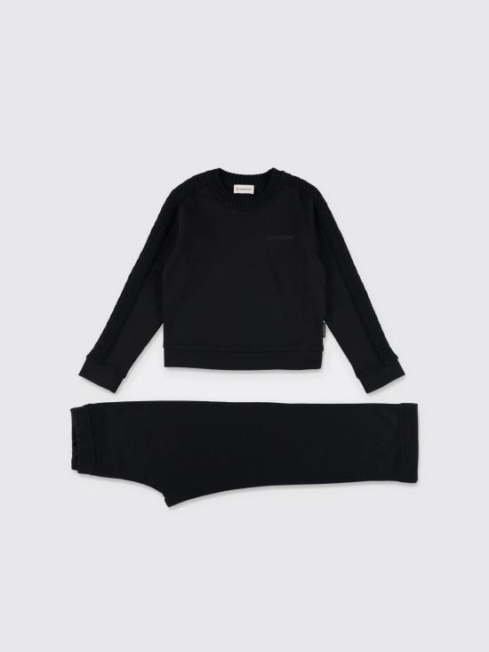 25FW [키즈] 몽클레어 캐주얼 세트 8M00004899PS 999 Black - MONCLER