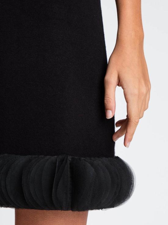 25FW 액티튜드 트윈세트 숏 원피스 252AP3012 00006 Black - ACTITUDE TWINSET