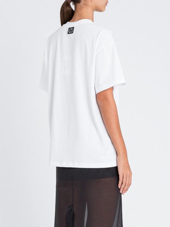 25FW 트윈셋 반팔 티셔츠 252TP2053 00001 White - TWINSET