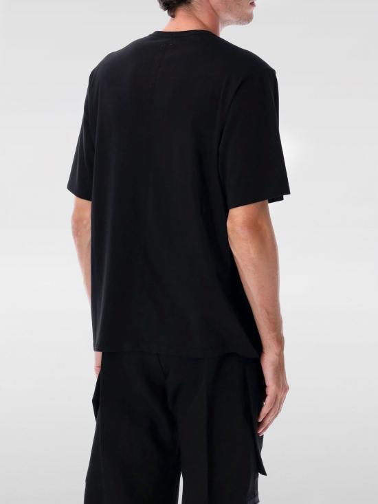 25FW 릭 오웬스 반팔 티셔츠 RU02E1232JA 09 Black - RICK OWENS