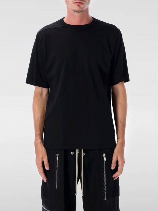 25FW 릭 오웬스 반팔 티셔츠 RU02E1232JA 09 Black