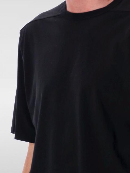 25FW 릭 오웬스 반팔 티셔츠 RU02E1232JA 09 Black - RICK OWENS