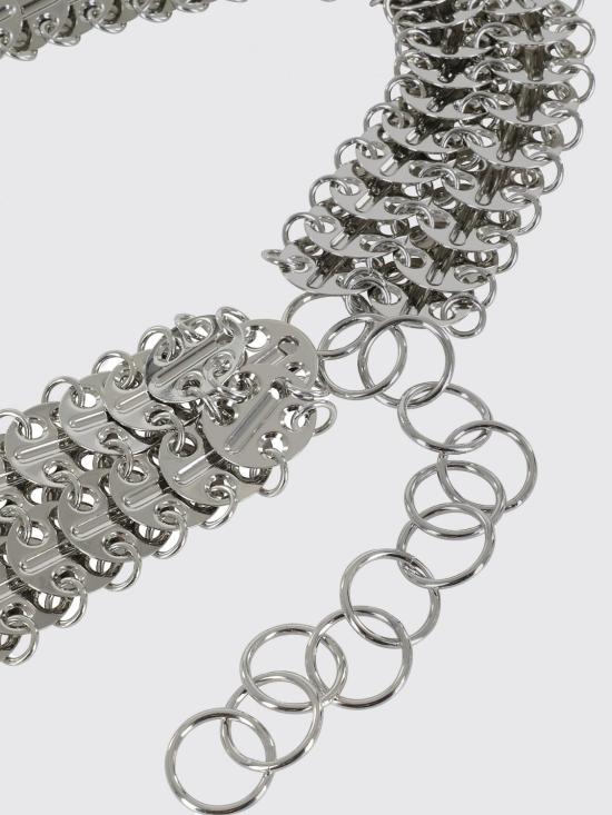 25FW 파코라반 레귤러 벨트 23PAA0132MET001 P040 Silver - PACO RABANNE