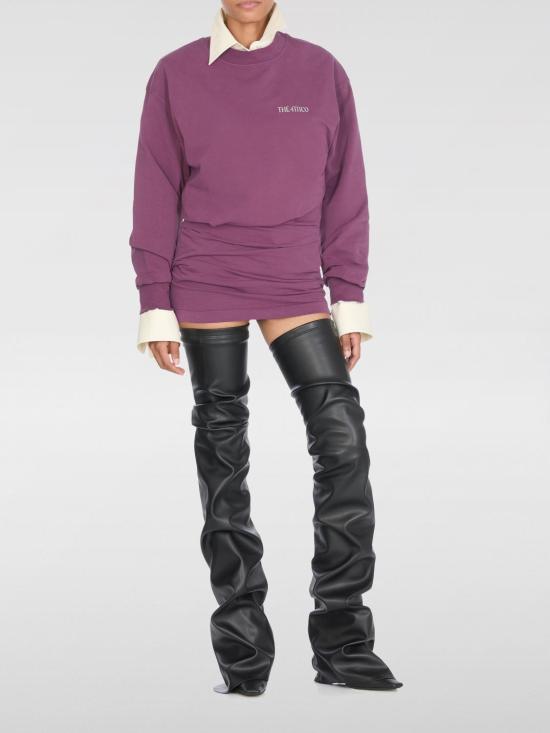 25FW 디 아티코 숏 원피스 251WCA00393JJF006AA 114 Plum - THE ATTICO