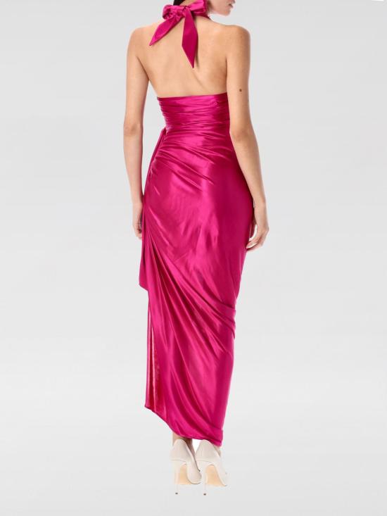 25FW 발망 롱 원피스 FF1RP912JK74 4AC Pink - BALMAIN