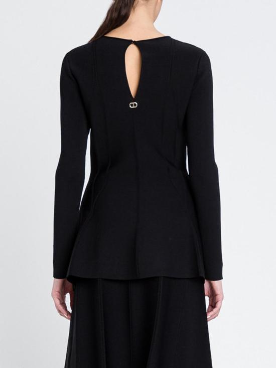 25FW 트윈셋 롱 원피스 252TP3640 00006 Black - TWINSET