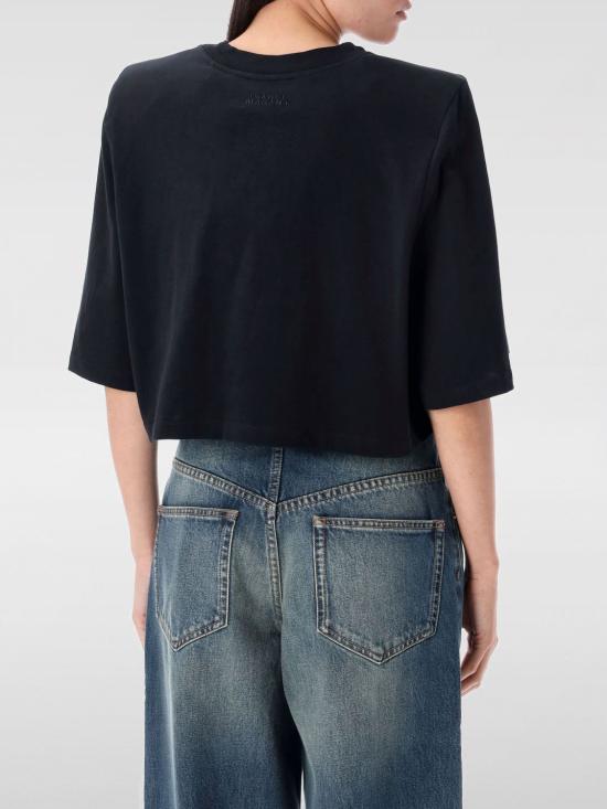 25FW 이자벨마랑 반팔 티셔츠 TS0204FAA1N41I 01BK Black - ISABEL MARANT