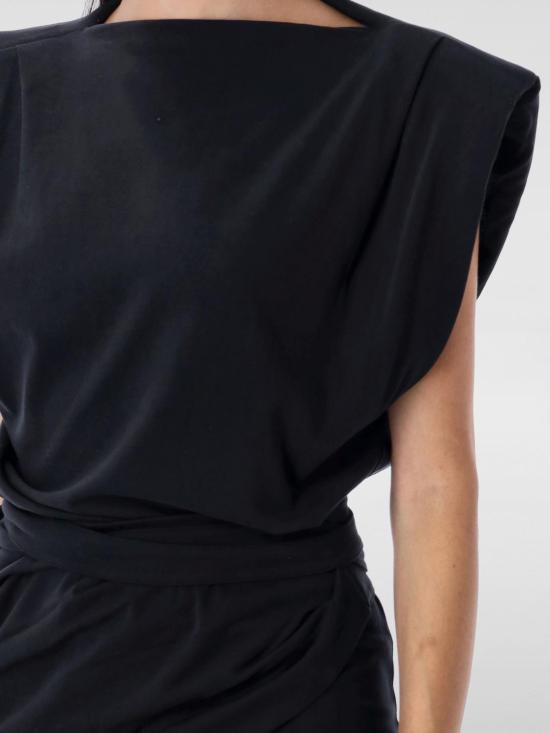 25FW 이자벨마랑 숏 원피스 RO0874FAA1N41I 01BK Black - ISABEL MARANT