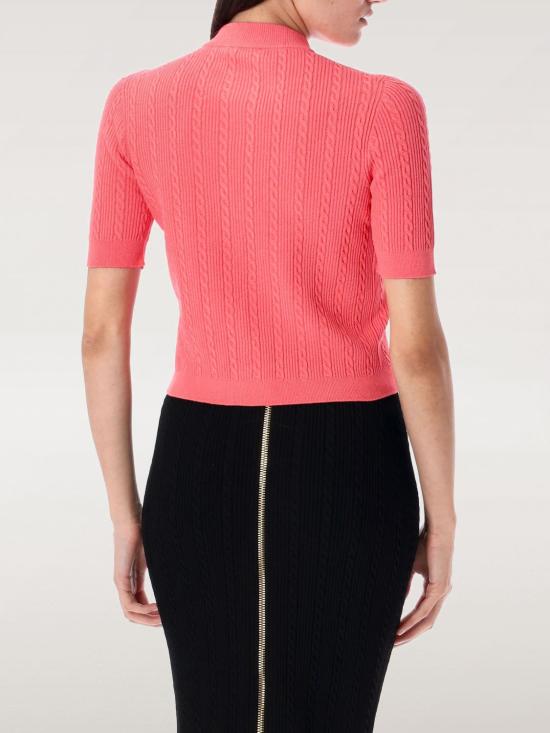 25FW 발망 가디건 FF1KL230KI50 4PG Orange - BALMAIN