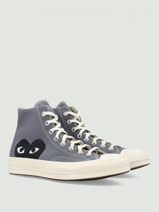 25FW 꼼데가르송 플레이 X 컨버스 스니커즈 AZK122001 1 Grey - COMME DES GARCONS PLAY CONVERSE