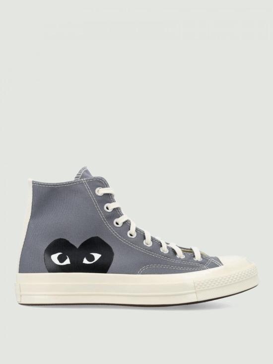 25FW 꼼데가르송 플레이 X 컨버스 스니커즈 AZK122001 1 Grey