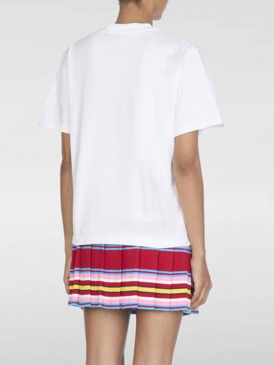 25FW 카사블랑카 반팔 티셔츠 WPF25JTS046 01 White - CASABLANCA