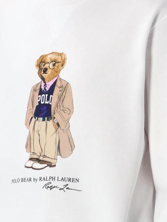 25FW 폴로 랄프로렌 긴팔 티셔츠 710973161 001 White - POLO RALPH LAUREN