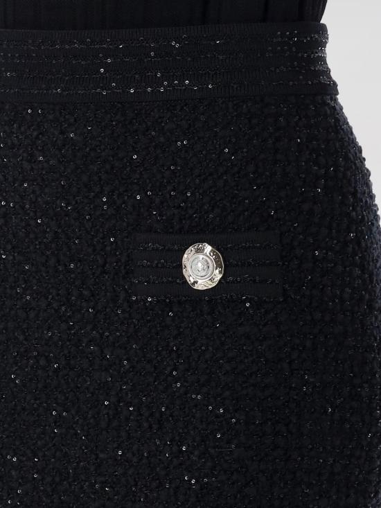 25FW 발망 숏 스커트 FF1LB015KI74 0PA Black - BALMAIN