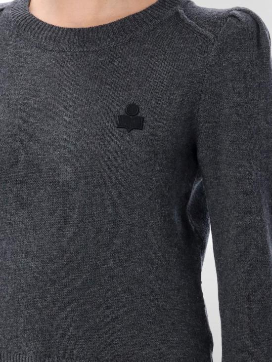 25FW 이자벨마랑에뚜왈 스웨터 PU0733FAC1L17E 02AN Charcoal - ISABEL MARANT ETOILE