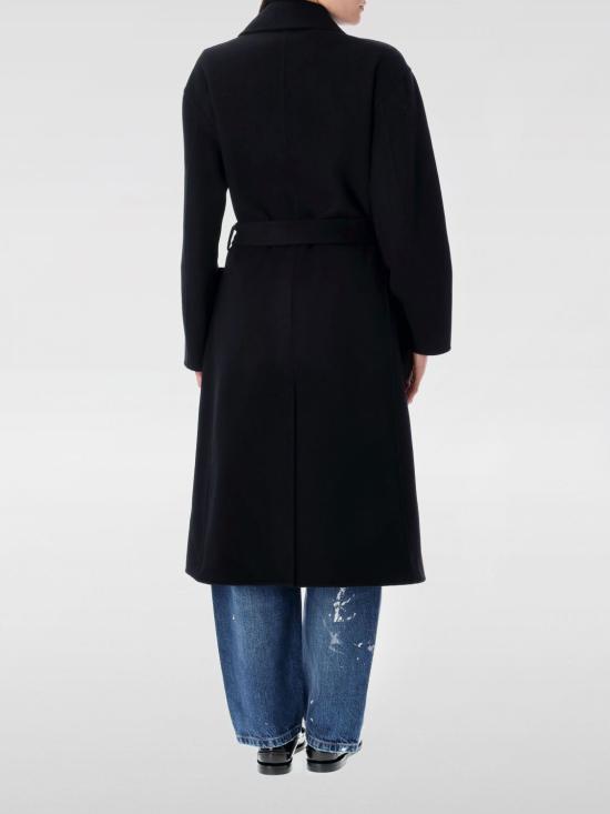 25FW 폴로 랄프로렌 벨트 더블 울 코트 211966533 003 Black - POLO RALPH LAUREN