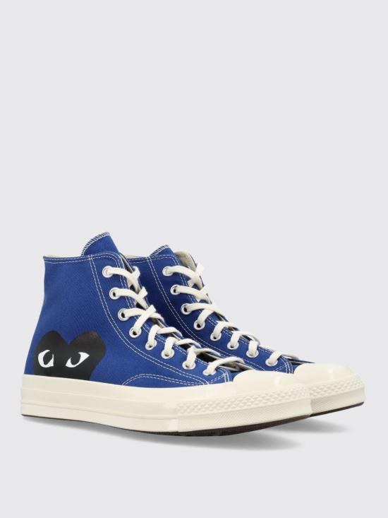 25FW 꼼데가르송 플레이 X 컨버스 스니커즈 AZK122001 2 Blue - COMME DES GARCONS PLAY CONVERSE