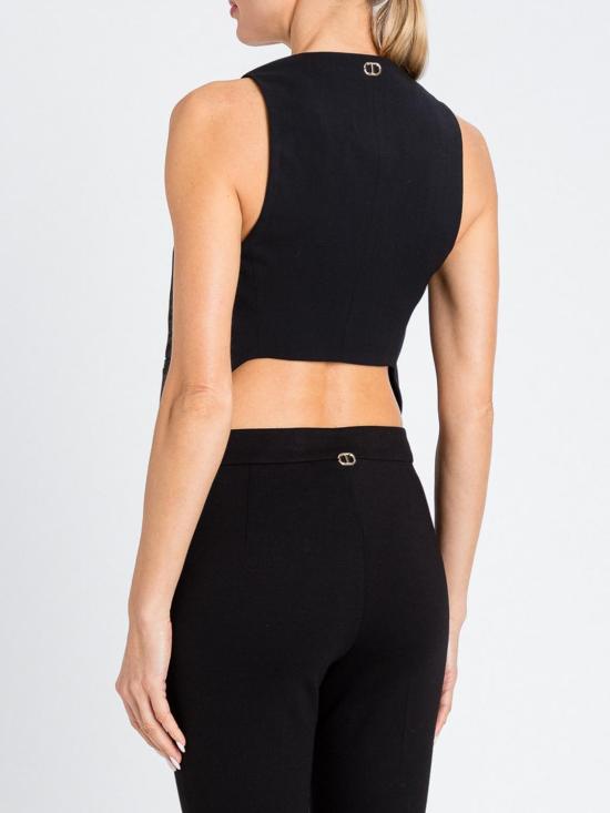 25FW 트윈셋 베스트 252TP2621 00006 Black - TWINSET