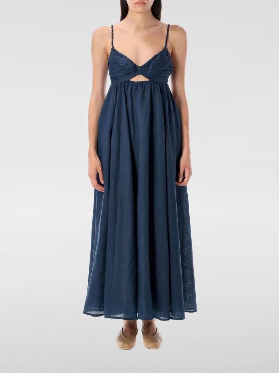 25FW 짐머만 롱 원피스 4234DSS253 DARB Blue