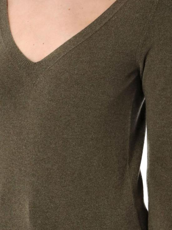 25FW 생로랑 스웨터 808068YALL2 1333 Kaki - SAINT LAURENT