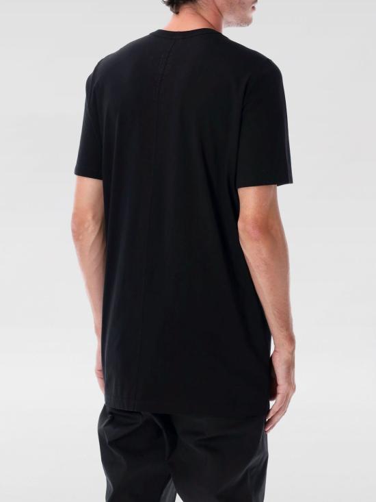 25FW 릭 오웬스 반팔 티셔츠 RU02E1264JA 09 Black - RICK OWENS