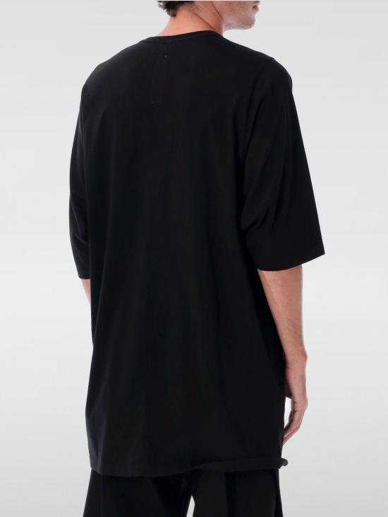25FW 릭 오웬스 반팔 티셔츠 RU02E1274JA 09 Black - RICK OWENS