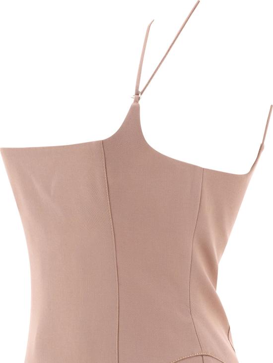  디 아티코 원피스 241WCM106W046198 Beige - THE ATTICO