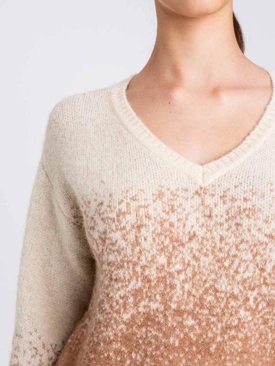 25FW 액티튜드 트윈세트 스웨터 252AP3122 12703 Brown - ACTITUDE TWINSET