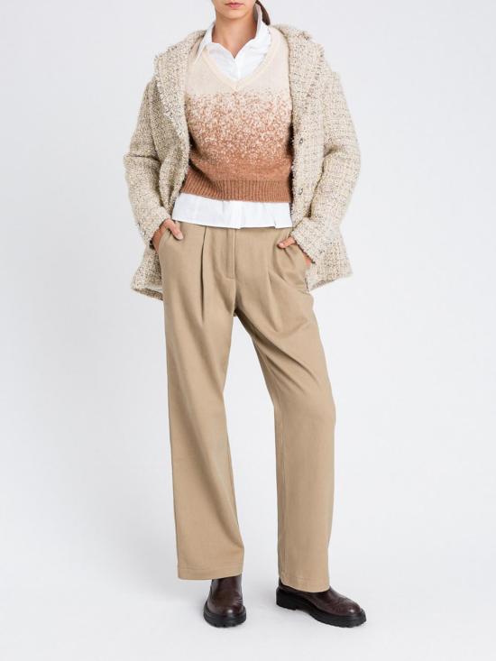 25FW 액티튜드 트윈세트 스웨터 252AP3122 12703 Brown - ACTITUDE TWINSET