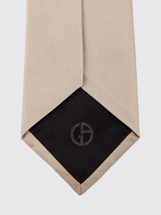 25FW 조르지오 아르마니 넥타이 GM000800TE16559 F1020 Beige - GIORGIO ARMANI